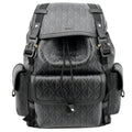 CHRISTIAN DIOR Hit The Road Diamond Canvas Backpack Black